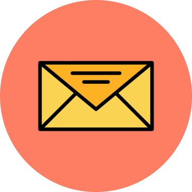 e-posta simgesi. vektör çizim