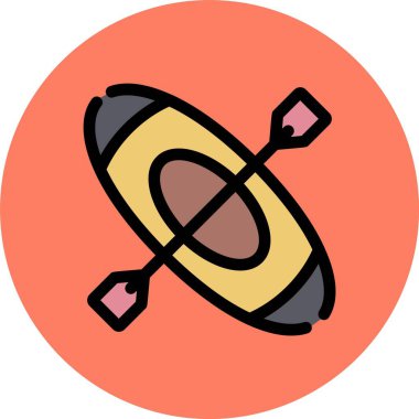 Roketin bir simgesinin vektör çizimi