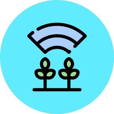 güzel kablosuz vektör simgesi