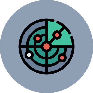 hedef simge vektör illüstrasyonu