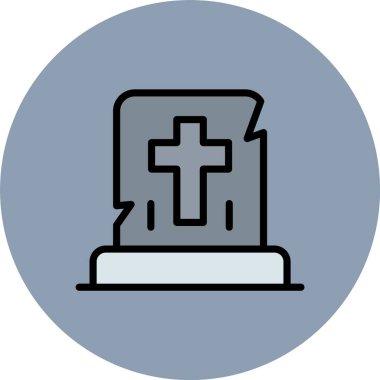 İllüstrasyon: Hıristiyan mezarlığı ico