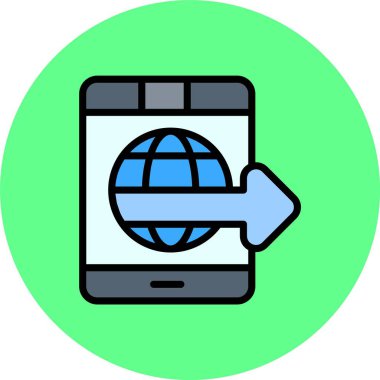 Cep telefonu. Basit resimleme