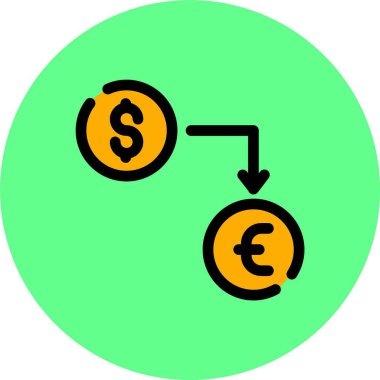para vektörü illüstrasyon simgesi dekoru