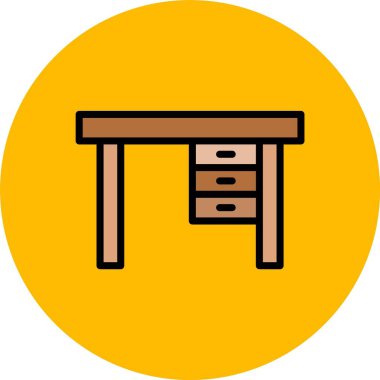 tablo vektör simgesi modern basit illüstrasyon