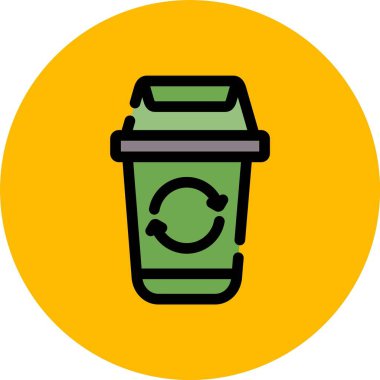 Kahve fincanı simgesi, taslak biçimi