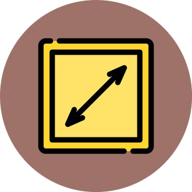 Web kullanımı için Basit Vektör Simgesini Büyüt