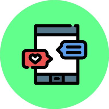 Basit vektör illüstrasyon simgesi