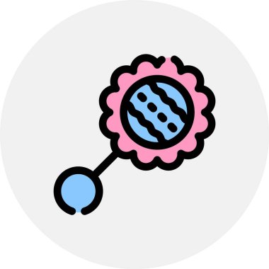 vektör virüs simgesi çizimi