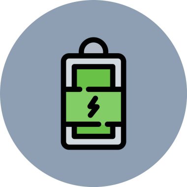 Kişisel proje için vektör pil simgesi