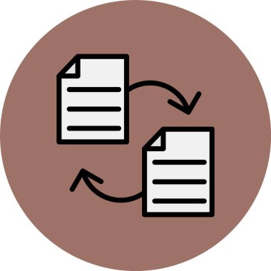 dosya biçimi simgesi, vektör illüstrasyonu