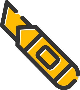 Kalem. Web simgesi basit illüstrasyon