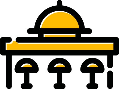 yapı inşa simgesi ana hatları biçiminde