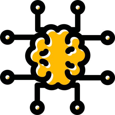 Molekül simgesi, basit illüstrasyon