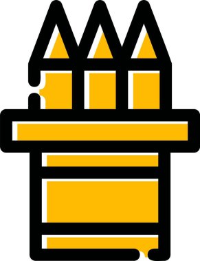 Kalem. Web simgesi vektör illüstrasyonu