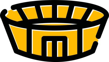 kova inşaat simgesi - taslak biçimi