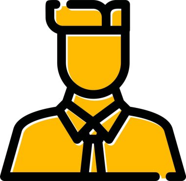 avatar erkek kullanıcı simgesi - özet biçimi