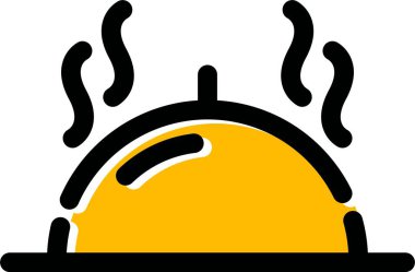 yiyecek ikonu vektör illüstrasyonu