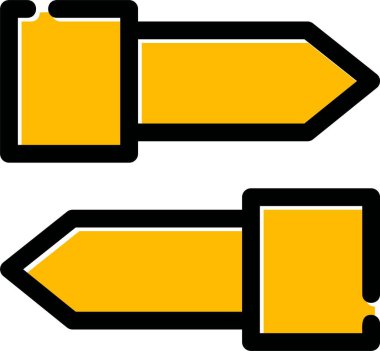 ok simgesi vektör illüstrasyonu