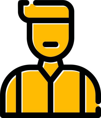 Avatar Adam simgesi - taslak biçimi