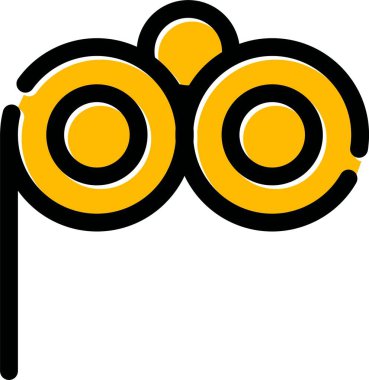 gözlük ikonu vektör illüstrasyonu