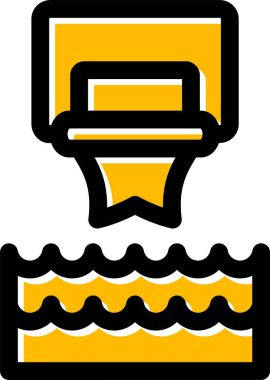 su damlası vektör simgesi