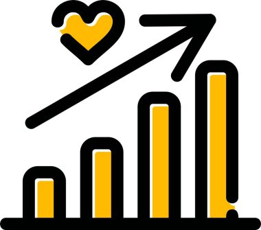 Büyüme grafiği Basit resimleme