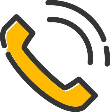 - Telefon. Web simgesi basit tasarım