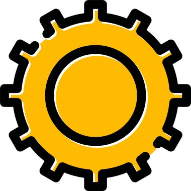 Teçhizat Web simgesi basit illüstrasyon