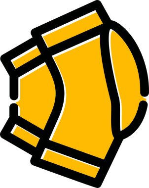 Boks eldiveni ikonu. spor eldivenleri vektör simgesi rengi düz izole