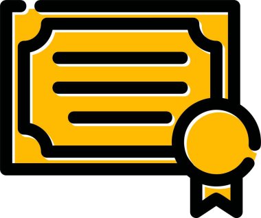 belge dosya simgesi, vektör illüstrasyonu