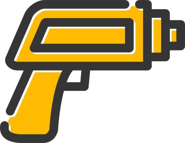 Askeri kategoride silah tabancası ikonu