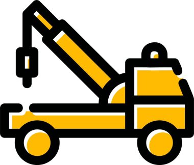 vinç inşaat sektörü simgesi