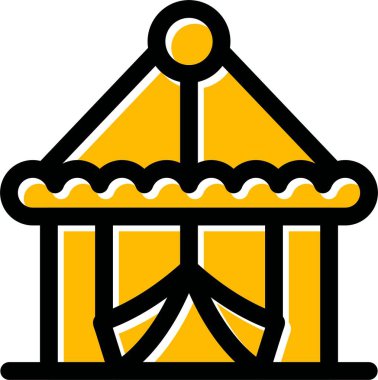 ev inşa vektör simgesi