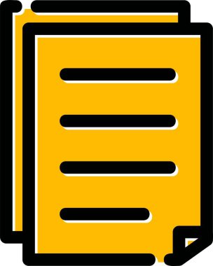 Dizin dosya vektör simgesi