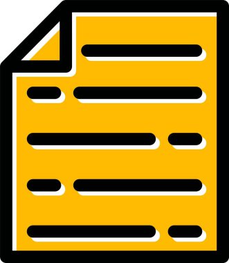 doküman dosya dizini simgesi doldurulmuş dış hat biçimi