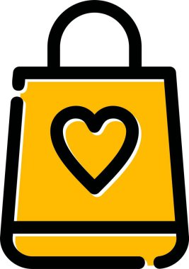 çanta kalp simgesi