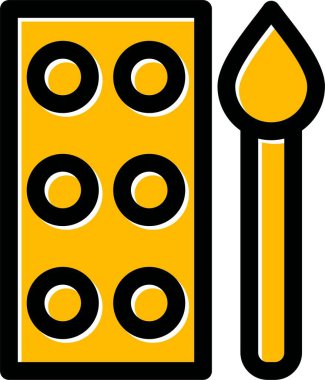 Enstrüman. Web simgesi basit illüstrasyon