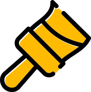 Çekiç yapım ikonu. ana hatlı çekiç inşaat vektör rengi düz izole