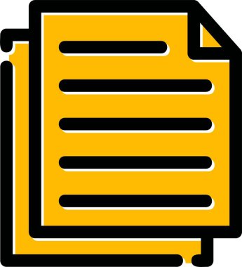 doküman dosya dizini simgesi - taslak biçimi