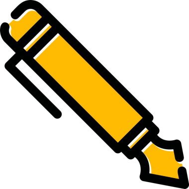 kalem simgesi vektör illüstrasyonu