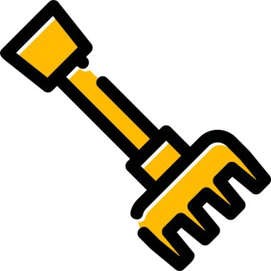 Çekiç ikonu vektör illüstrasyonu