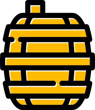 Çin feneri ikonu. Çin feneri vektör simgesi rengi düz izole