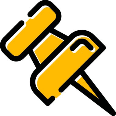 Kalem. Web simgesi basit illüstrasyon