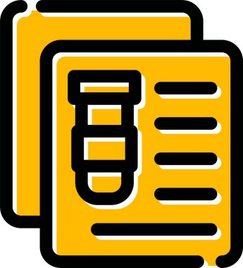 doküman dosya dizini simgesi doldurulmuş dış hat biçimi