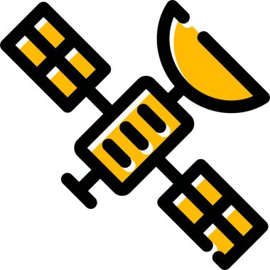 uydu anten simgesi. uydu simgesi illüstrasyonu