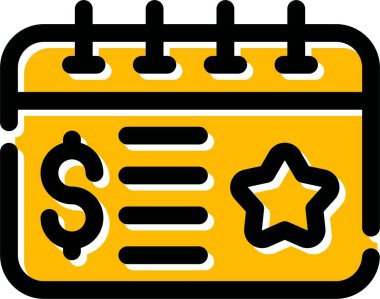 Takvim. Web simgesi basit illüstrasyon