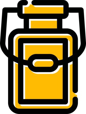 Şişe. Web simgesi basit illüstrasyon