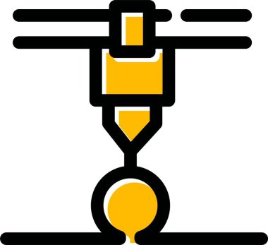 Modern bir simgenin vektör illüstrasyonu