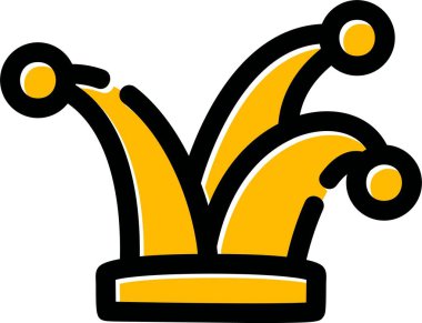 taç simgesi vektör illüstrasyonu