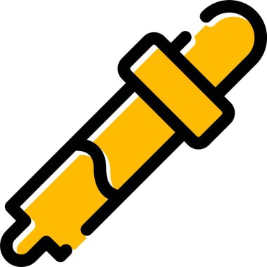 Kalem. Web simgesi basit illüstrasyon